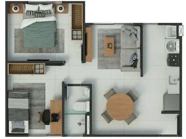 Imagem 2: Apartamento no Eusébio Cod0319