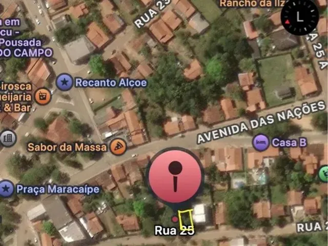 Imagem: Lote de 489M² no Centro de Taquaruçu