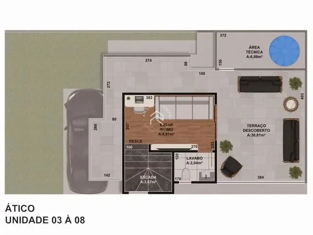 Imagem 6: Casa de Frente para Rua com 3 Quartos, 1 Suíte e 130M² Boqueirão, Curitiba/Pr