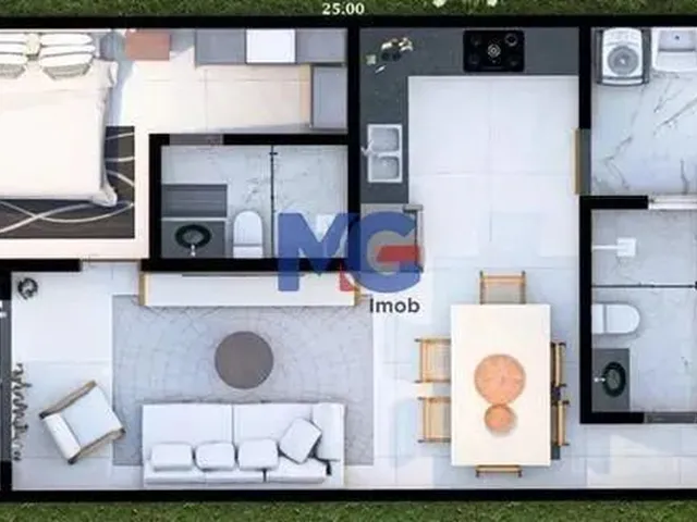 Imagem 3: Casa Residencial 3 Quartos com 2 Suítes e 2 Vagas em Campo Alegre, Juazeiro do Norte