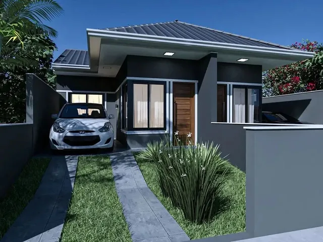 Imagem: Casa Geminada 2 Quartos 50M² - Nova Palhoça