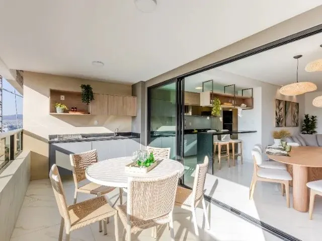 Imagem 2: Apartamento 3 Quartos 1 Suíte, Varanda Gourmet, 2 Vagas de Garagem, Estrela S