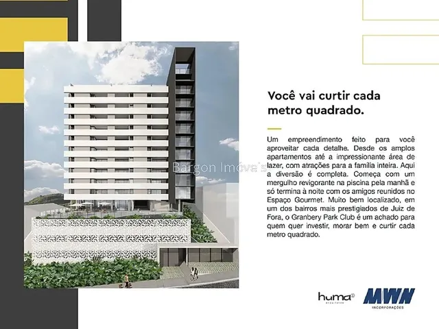 Imagem 2: Apartamento 3 Quartos Sendo Uma Suíte a Venda no Bairro Granbery em Juiz de Fora