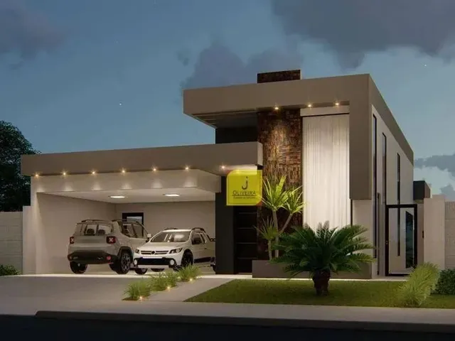 Imagem: Casa Linear com 3 Quartos (Suíte) e Varanda