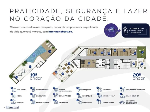 Imagem 4: Apartamento de 2 Suítes a Venda no Centro Diamond Infinity