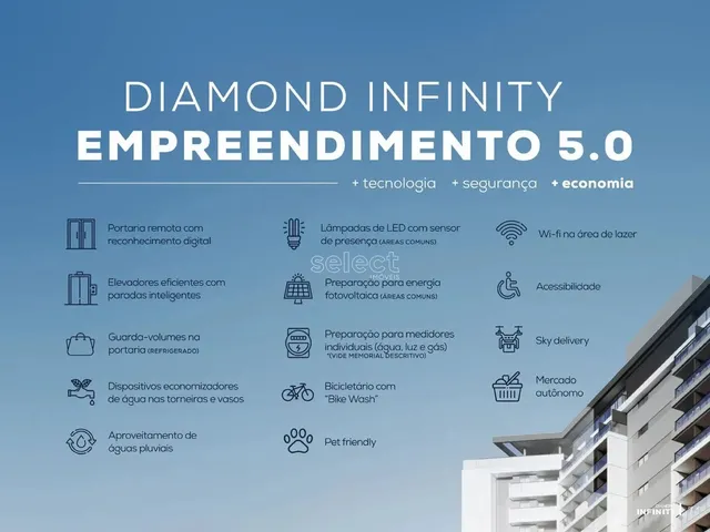 Imagem 9: Apartamento de 2 Suítes a Venda no Centro Diamond Infinity