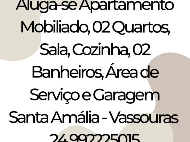 Imagem: Aluga-Se Apartamento Mobiliado, 02 Quartos