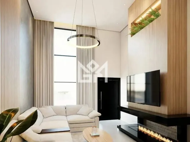 Imagem 4: Casa Térrea Moderna com 3 Suítes À Venda no Condomínio Cyrella