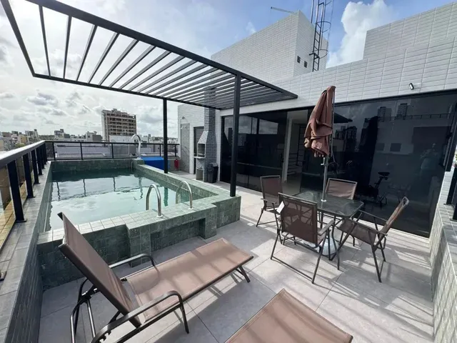 Imagem 2: Flat Cobertura Duplex com Hidromassagem na Praia no Bessa em João Pessoa - Pb