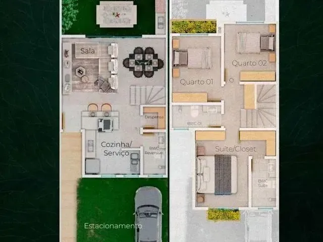 Imagem 2: Casas Duplex À Venda Prontas para Morar!