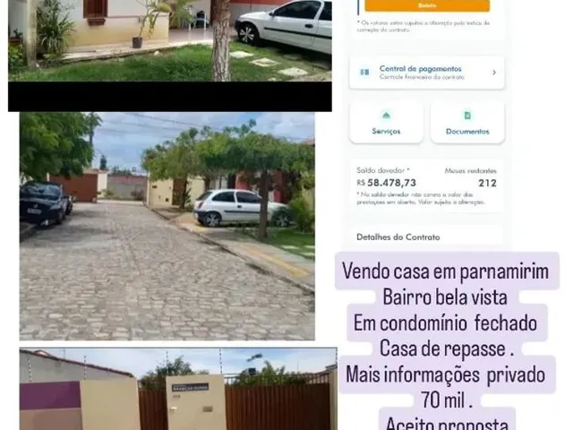 Imagem: A casa em condomínio possui 2 Dormitórios, 1 Banheiro, 1