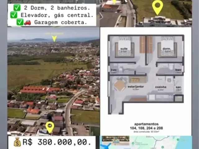 Imagem 15: Apartamento, 2 Dormitórios, Elevador. Suíte
