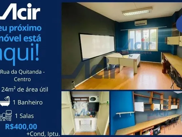 Imagem 1: Sala Comercial para Venda e Locação! R$ 90.000,00 e R$ 400,00/Mês - Centro - Rio De