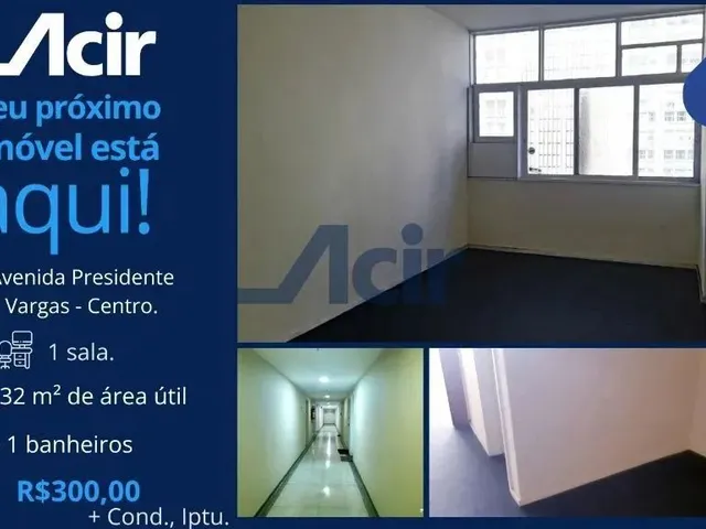 Imagem: Sala Comercial para Alugar, 32 M², por