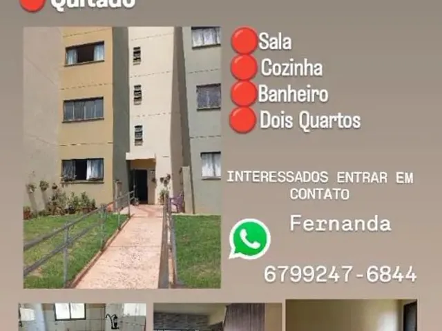 Imagem: O apartamento possui 2 Dormitórios, 1 Banheiro, 1 Vaga na