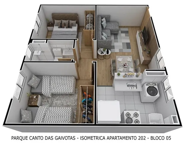 Imagem 13: Apto na Planta, Empreendimento: Castello Di Lorenzo, Campo Grande - Ms