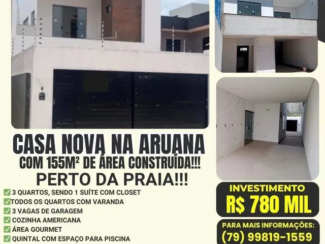 Imagem: Casa À Venda em Rua Pública, Aruana, Aracaju