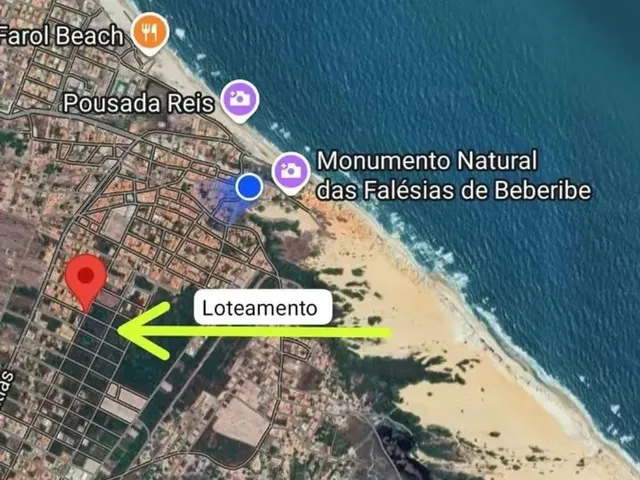 Imagem 3: Lotes em Beberibe, na Praia de Morro Branco