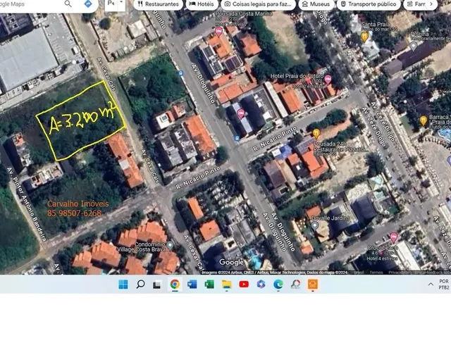 Imagem: Terreno na Praia do Futuro a 100M da Praia