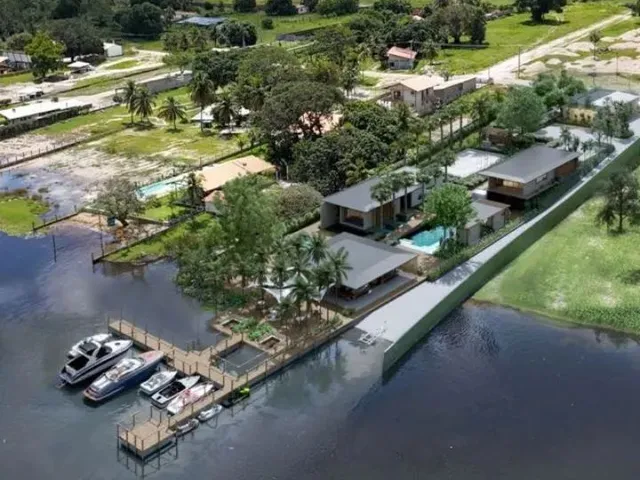 Imagem: Lotes na Lagoa do Catú, com Marina para