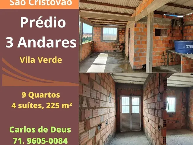 Imagem: Prédio 3 Andares, 9 Quartos, 4 Suítes