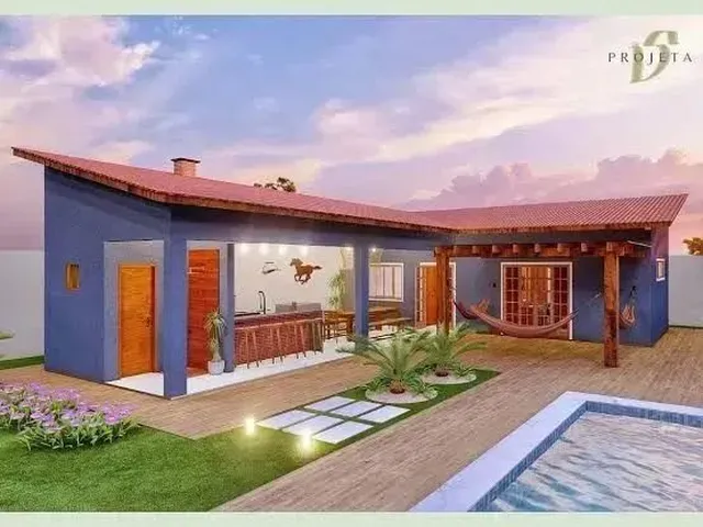 Imagem 5: Lote + Casa + Piscina no Condomínio Construa Sem Dor de Cabeça!