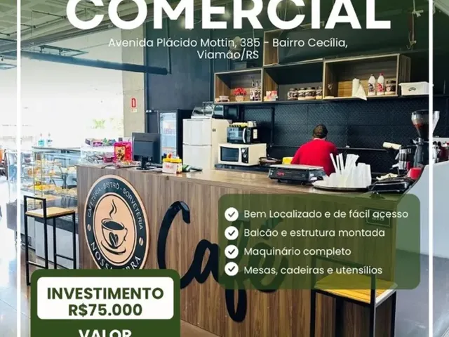 Imagem: Cafeteria Completa Ponto a Venda