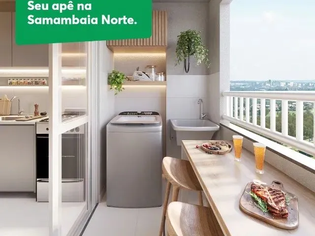 Imagem 5: Ca - Apartamentos 02 Quartos com Varanda Samambaia Torres Buritis - Sinal Mil Reais