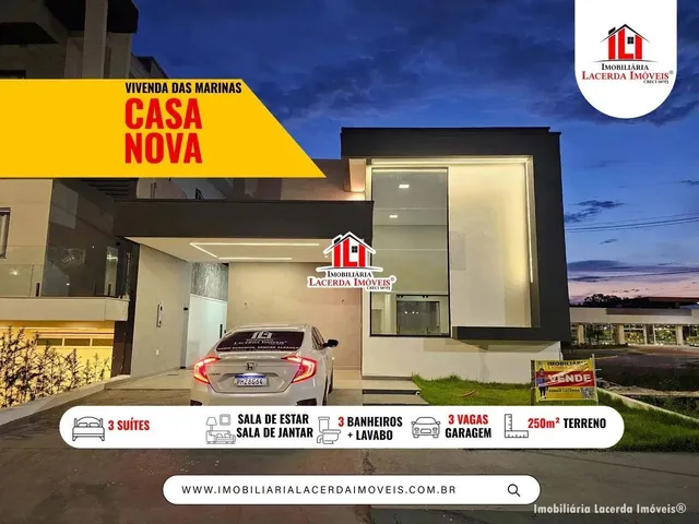 Imagem: Vivenda das Marinas Casa Térrea com 3 Suítes