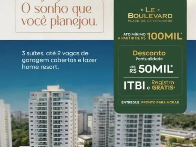 Imagem: Le Boulevard - Apt. 113 M² a 133 M²- Itbi