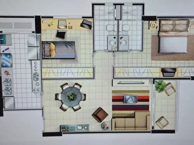 Imagem 4: Vende-Se Apartamento no Cond. Thiago de Melo - 2 Dormitórios com Suíte! Dom Pedro