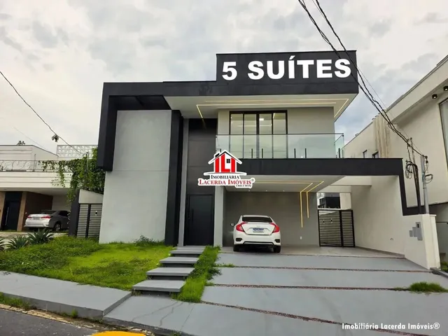Imagem: A casa em condomínio possui 5 Dormitórios, 5 Suítes, 5