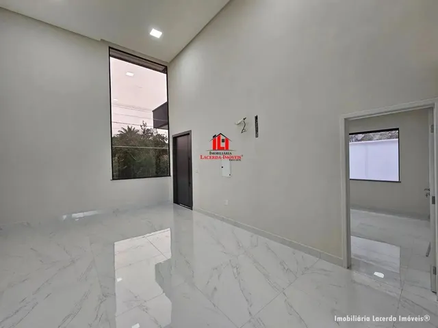 Imagem 4: Casa Térrea no Vivenda das Marinas com 3 Suítes/Imovel Novo/ Sala com Pé-Direito Alto