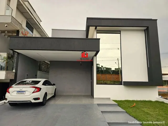Imagem 13: Casa Térrea no Vivenda das Marinas com 3 Suítes/Imovel Novo/ Sala com Pé-Direito Alto