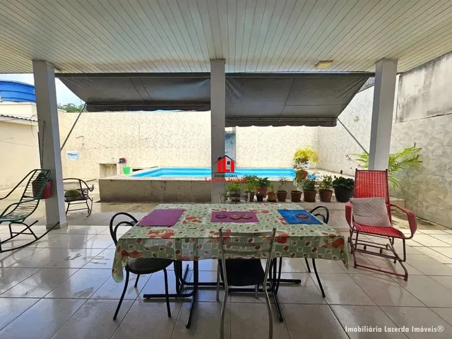 Imagem 2: Casa Térrea com 3 Qts (1 Suíte) no Adrianópolis/ Piscina com Cascata/ 3 Vagas