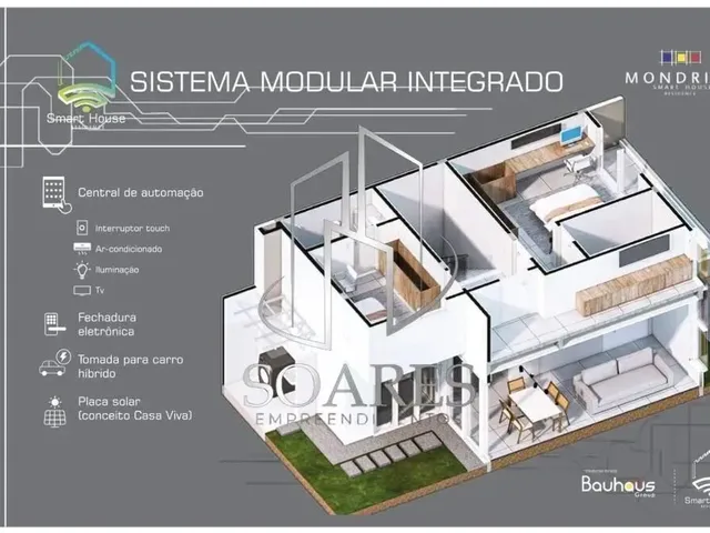 Imagem: Mondrian Smart House Viva Perto do Aeroporto