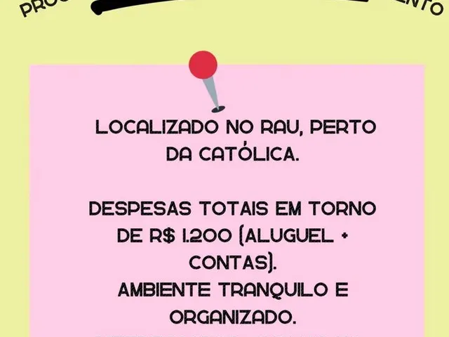Imagem: Procuro Mulher para Dividir Apartamento