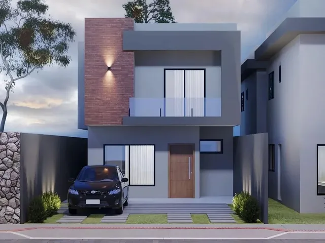 Imagem: Casas Duplex 4 Quartos e 3 Quartos em Planície