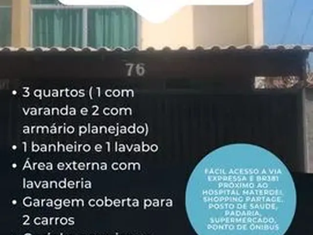 Imagem: Vendo Linda Casa Geminada de 3 Quartos em