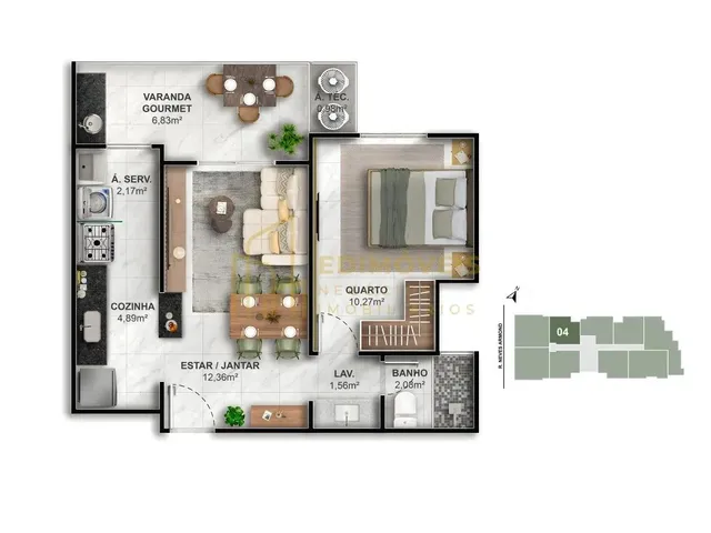 Imagem 7: Viva com Estilo na Praia do Suá: Apartamento Perfeito para Jovens Profissionais!