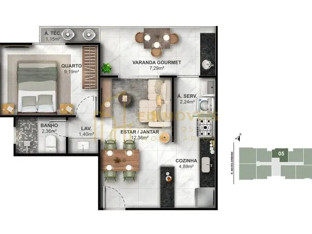 Imagem 15: Viva com Estilo na Praia do Suá: Apartamento Perfeito para Jovens Profissionais!