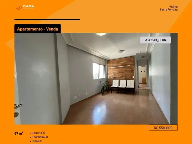 Imagem: Apartamento 2 Quartos com 2 Banheiros Todo