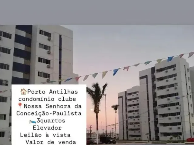 Imagem: Apartamento com 3 Quartos em Paulista R$175.300
