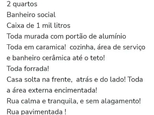 Imagem 16: Casa em Abreu e Lima Desterro