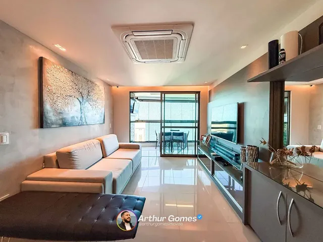 Imagem 6: Apartamento Mobiliado em Piedade com 120 M², 3 Quartos e Vista Mar - Edf Acqua Prince