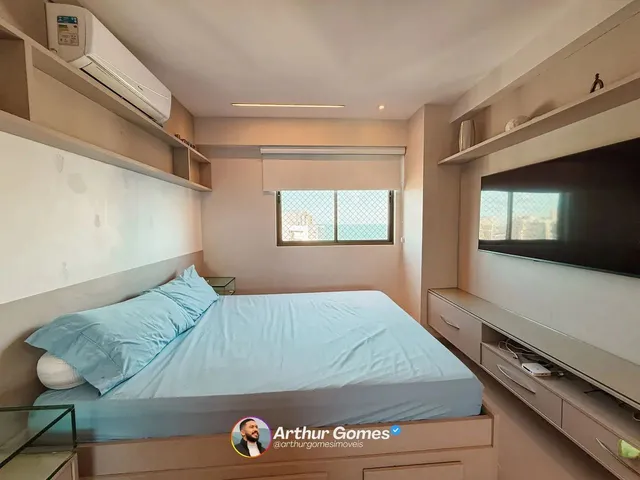 Imagem 8: Apartamento Mobiliado em Piedade com 120 M², 3 Quartos e Vista Mar - Edf Acqua Prince