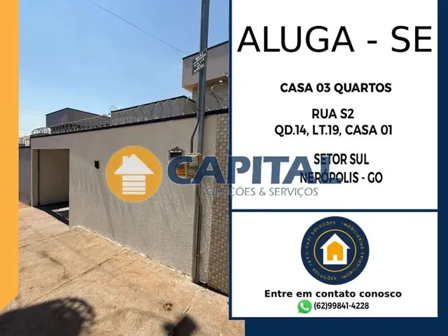 Imagem: Casa para Aluguel no Bairro Setor Sul, em