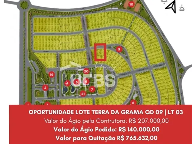 Imagem 7: Lote no Opus Terra da Grama