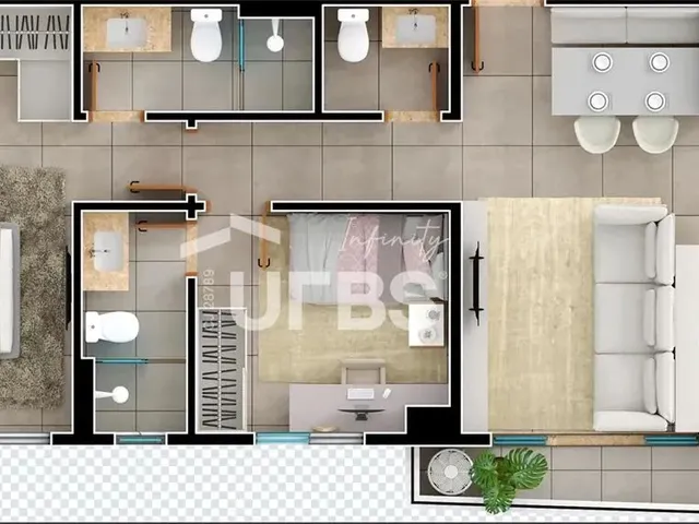 Imagem 9: Viverde Areião - Apartamento 2 Quartos, Sendo 2 Suítes