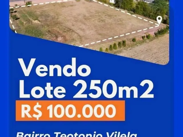 Imagem: Lote no Bairro Teotônio Vilela